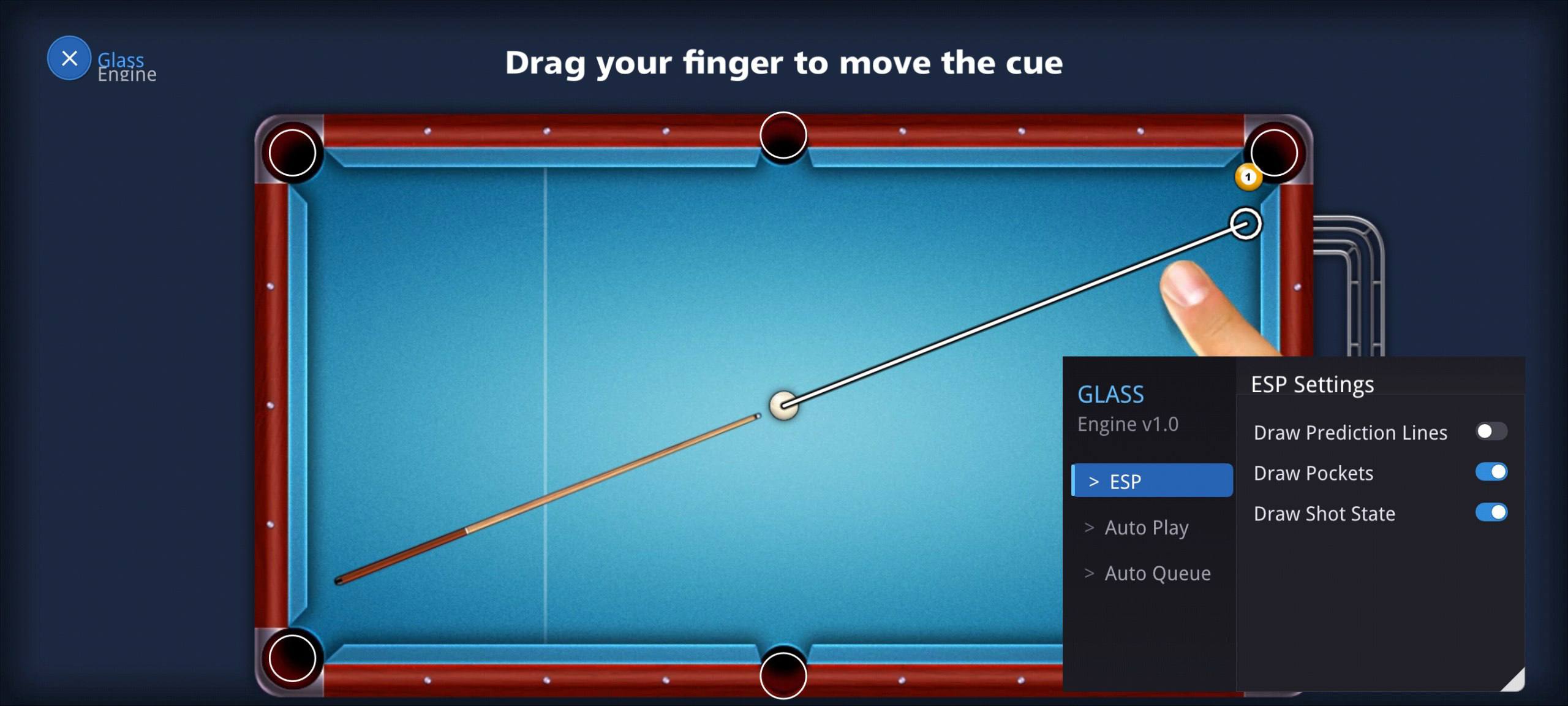 Скриншот 1 игры 8 ball pool