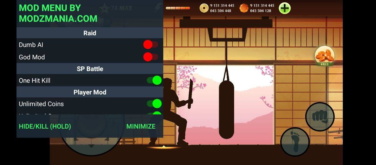 Скриншот 1 игры Shadow Fight 2